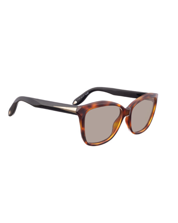 Givenchy 00s Bold Havana Nerdy Sunglasses with Brown Lenses