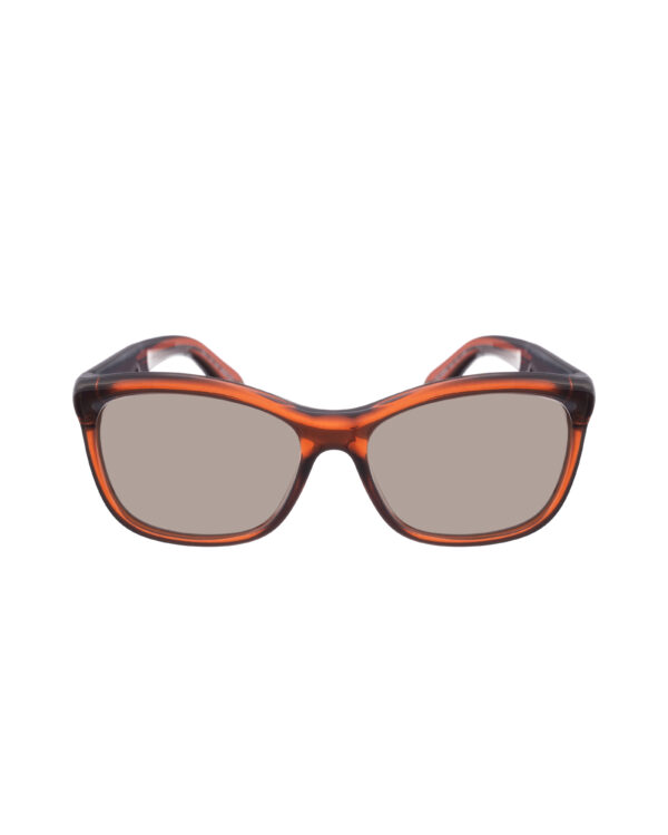 Givenchy 00s Bold Brown Nerdy Sunglasses with Brown Lenses - Image 2