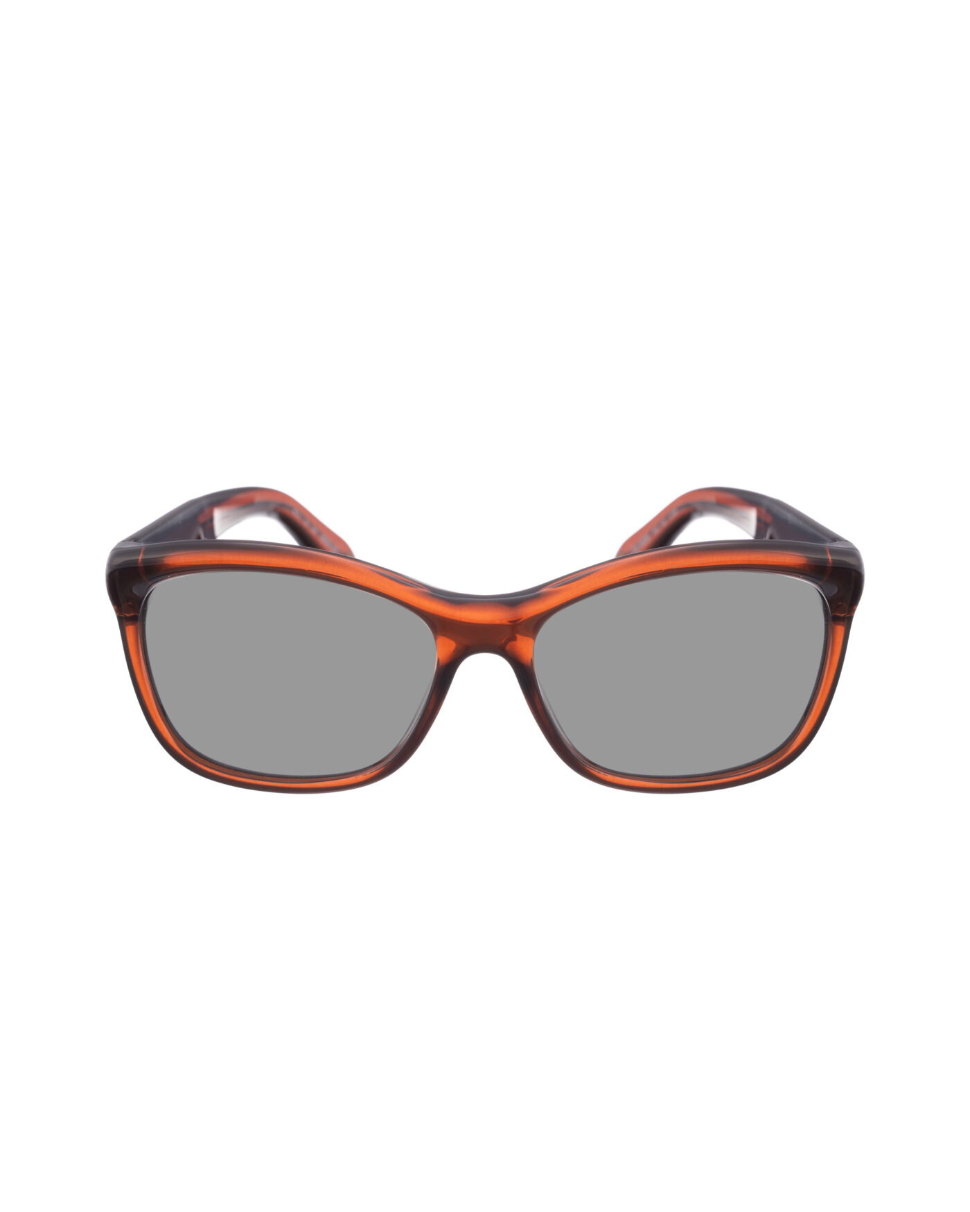Givenchy 00s Bold Brown Nerdy Sunglasses with Black Lenses - Image 2