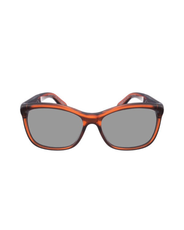 Givenchy 00s Bold Brown Nerdy Sunglasses with Black Lenses - Image 2