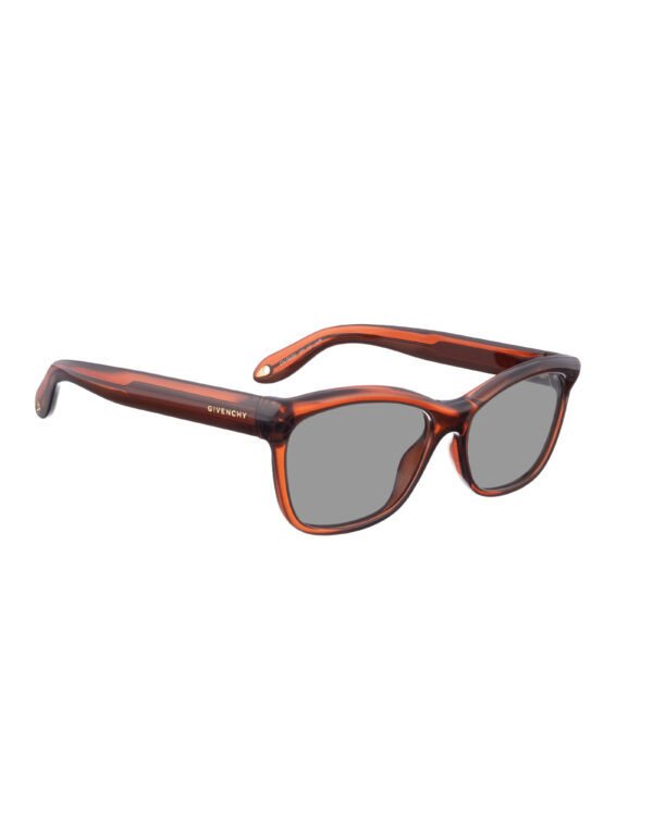 Givenchy 00s Bold Brown Nerdy Sunglasses with Black Lenses
