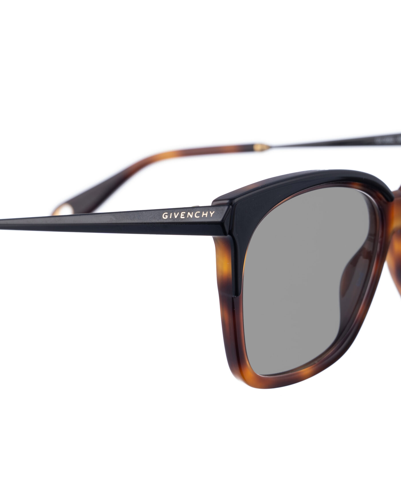 Givenchy 00s Oversize Havana Classic Sunglasses with Black Lenses - Image 3