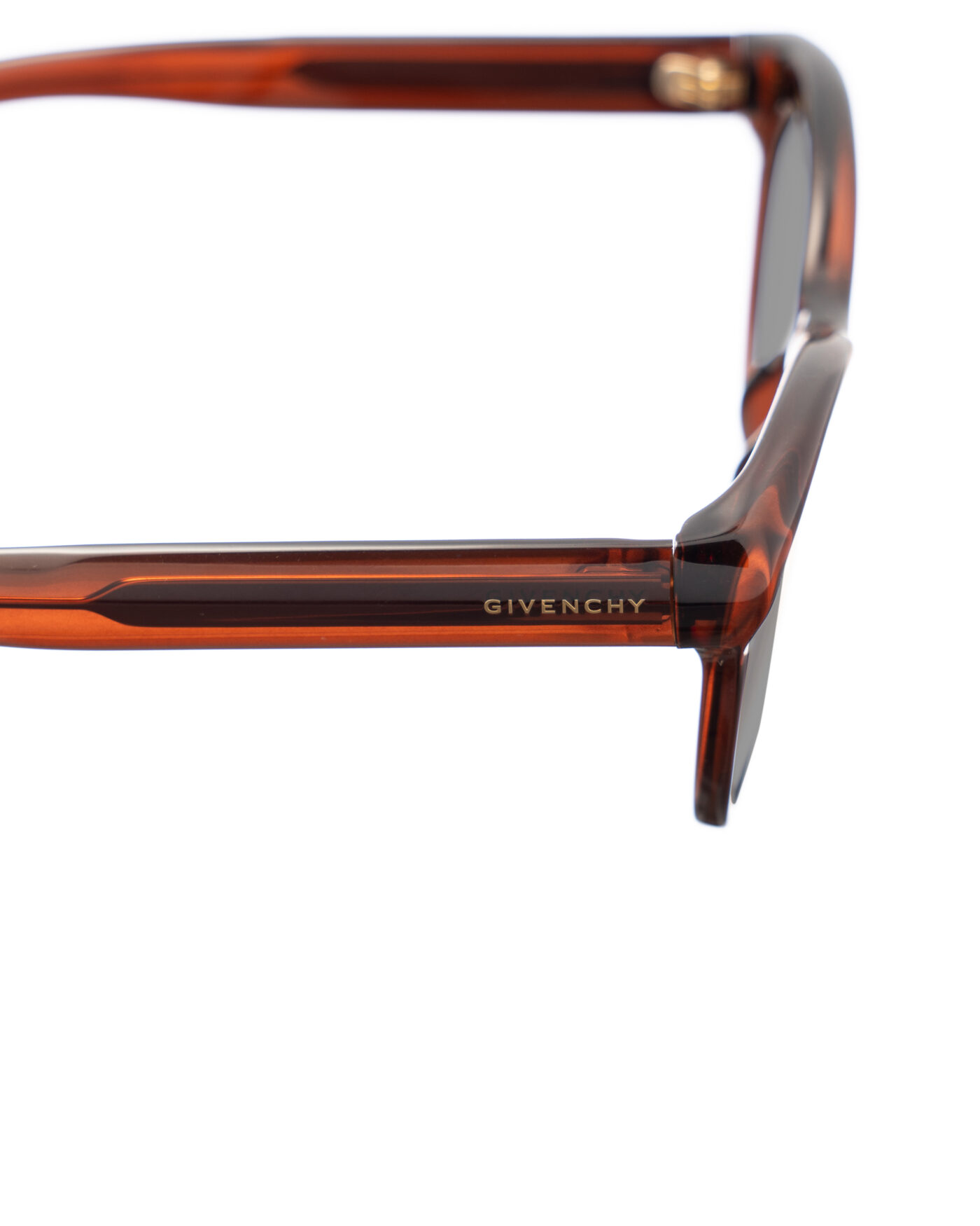 Givenchy 00s Bold Brown Classic Sunglasses with Black Lenses - Image 3