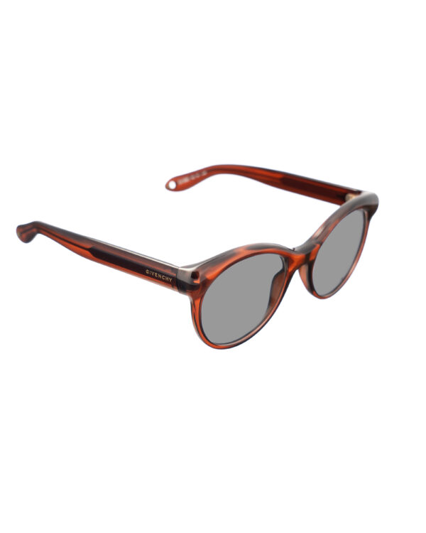 Givenchy 00s Bold Brown Classic Sunglasses with Black Lenses - Image 2