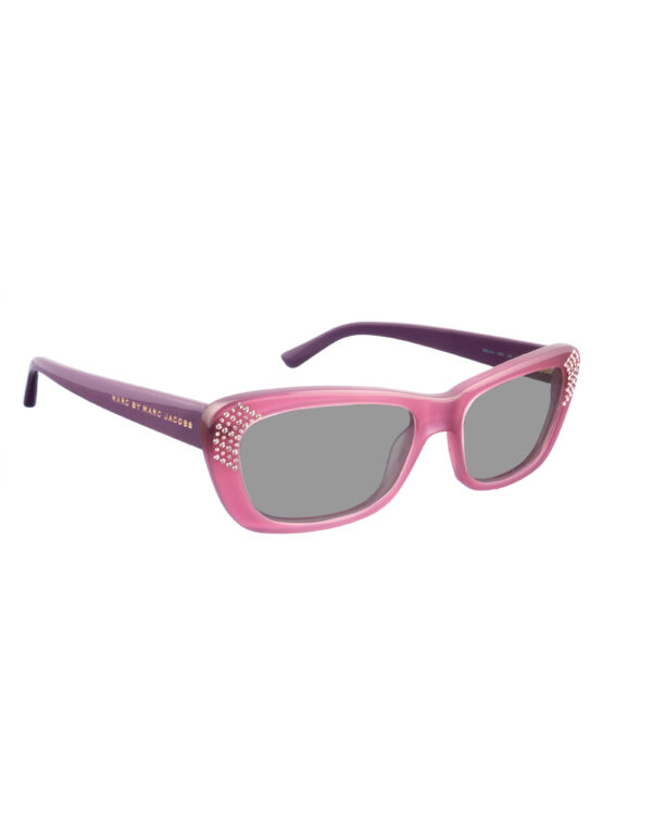 Marc by Marc Jacobs 00s Violet Cat-Eye Sunglasses with Black Lenses