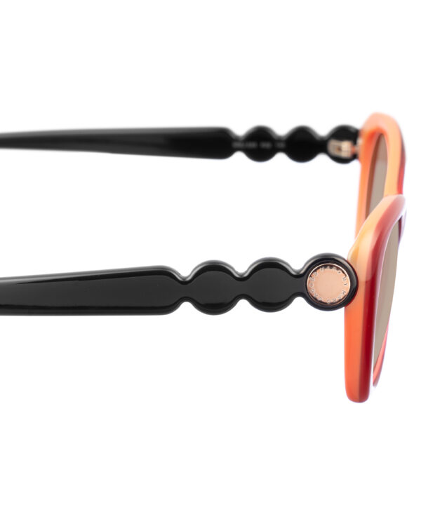 Marc by Marc Jacobs 00s Red, Orange & Black Sunglasses with Brown Lenses - Image 3