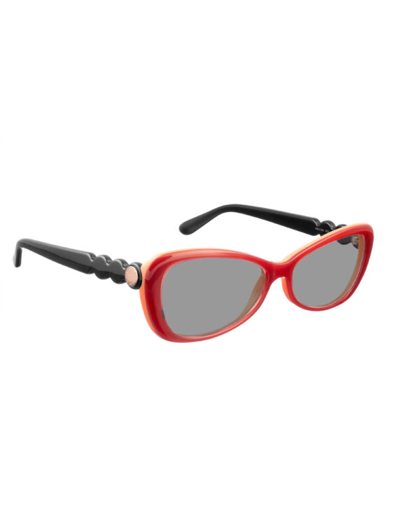 Marc by Marc Jacobs 00s Red, Orange & Black Sunglasses with Black Lenses