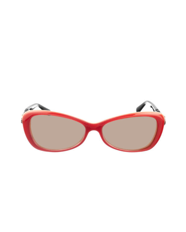Marc by Marc Jacobs 00s Red, Orange & Black Sunglasses with Brown Lenses - Image 2