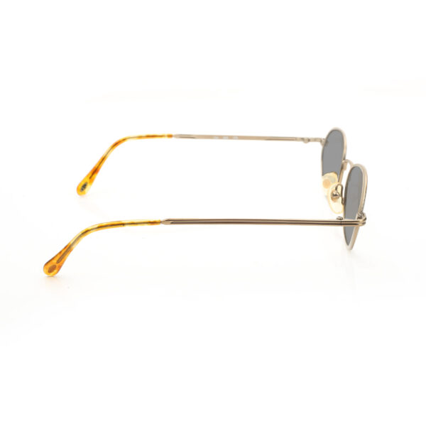 Ralph Lauren '90s Bronze Gold Oval Sunglasses with Black Lenses - Image 3