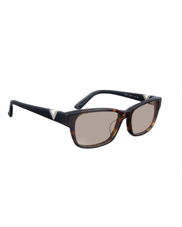 Valentino 00's Dark Havana Classic Nerd Sunglasses with Brown Lenses