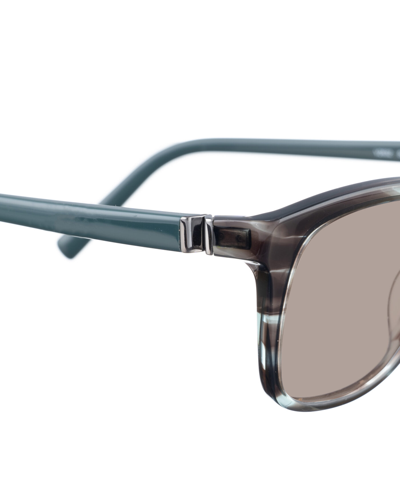 Valentino 00s Plastic Jade Green Sunglasses with Brown Lenses - Image 3