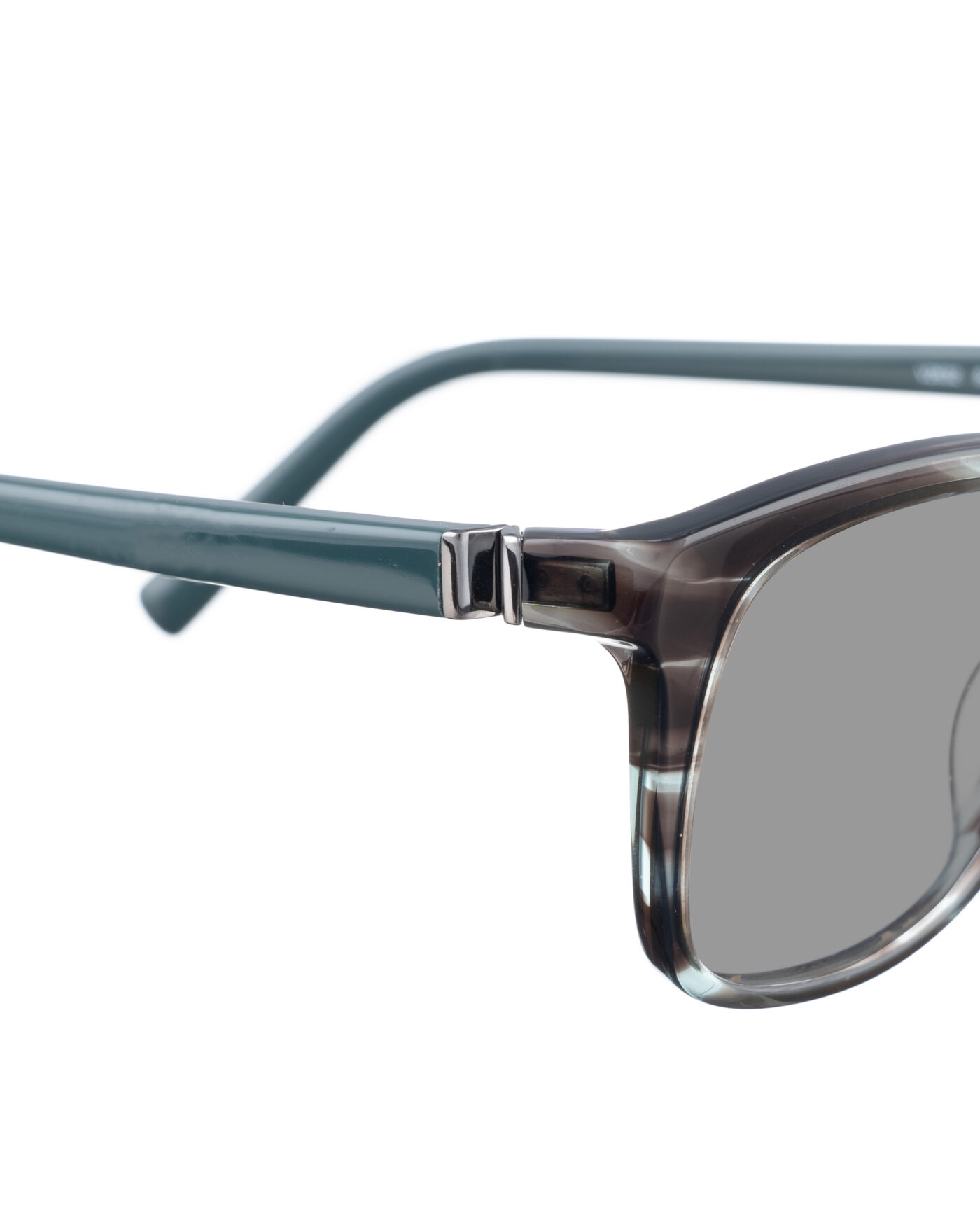 Valentino 00s Plastic Jade Green Sunglasses with Black Lenses - Image 3
