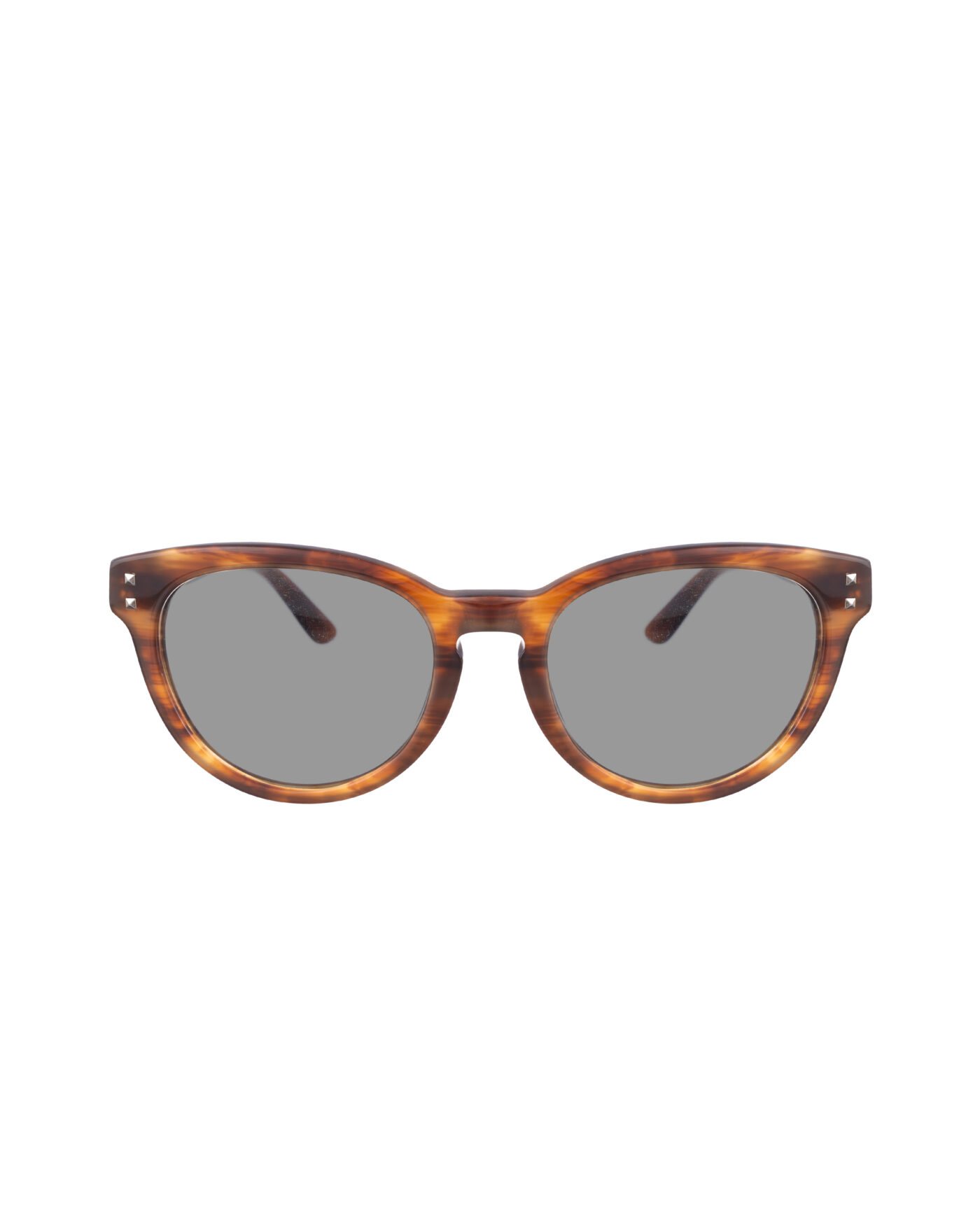 Valentino 00s Bold Classic Brown Sunglasses with Black Lenses - Image 2