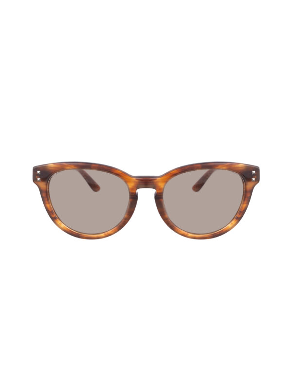 Valentino 00s Bold Classic Brown Sunglasses with Brown Lenses - Image 2
