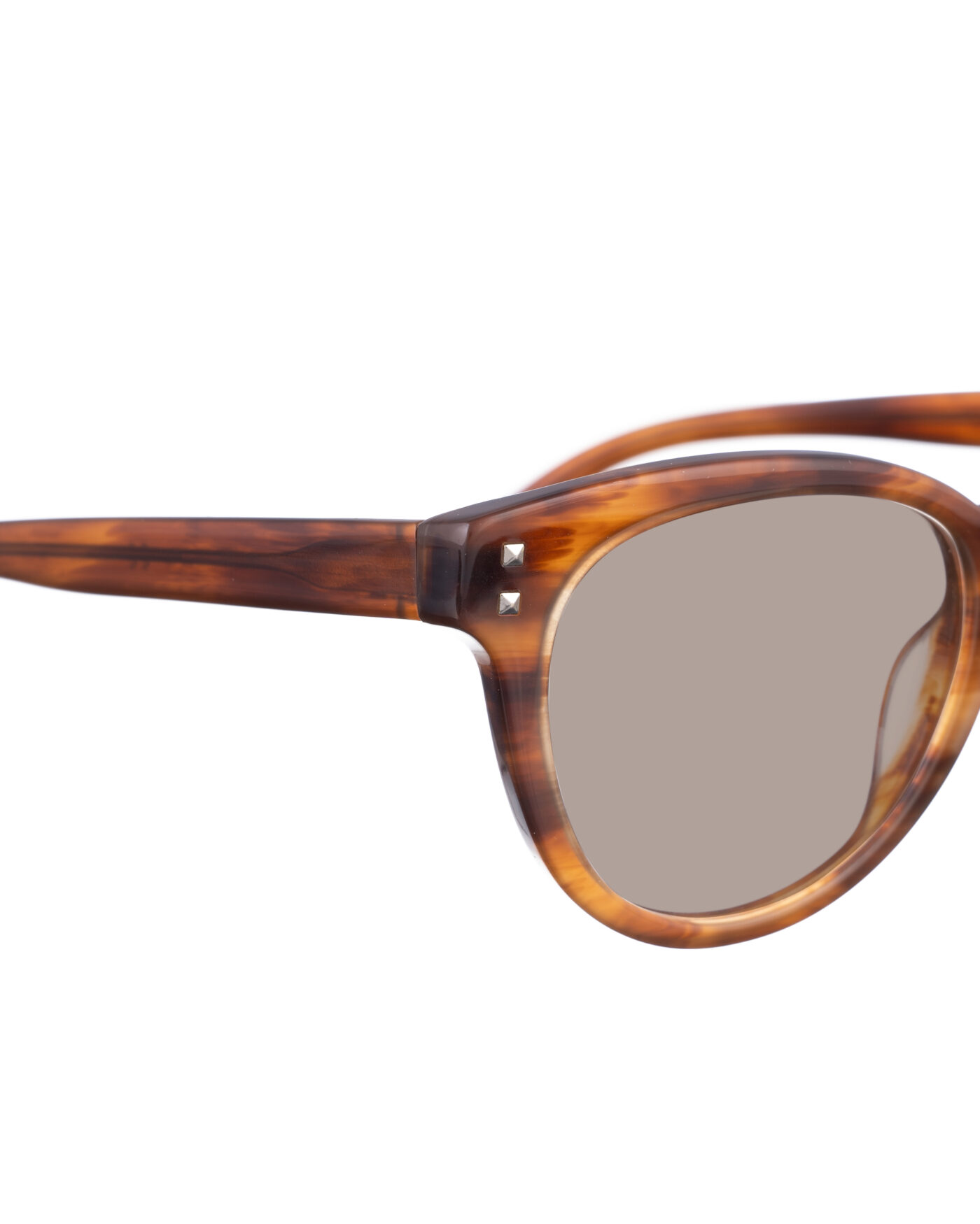 Valentino 00s Bold Classic Brown Sunglasses with Brown Lenses - Image 3
