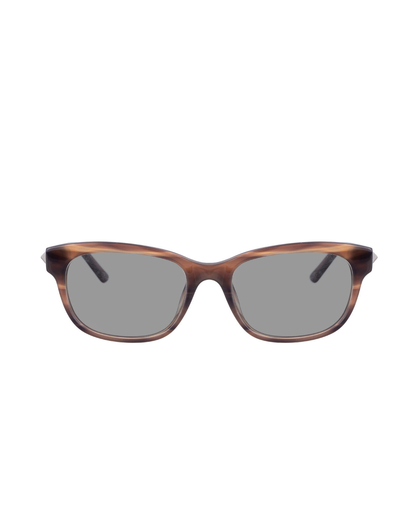 Valentino 00s Brown Nerdy Sunglasses with Studs & Black Lenses - Image 3