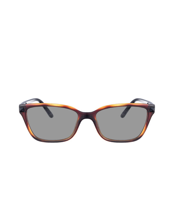 Valentino 00s Brown Nerdy Sunglasses with Black Studs & Black Lenses - Image 2
