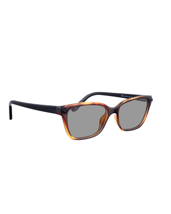 Valentino 00s Brown Nerdy Sunglasses with Black Studs & Black Lenses