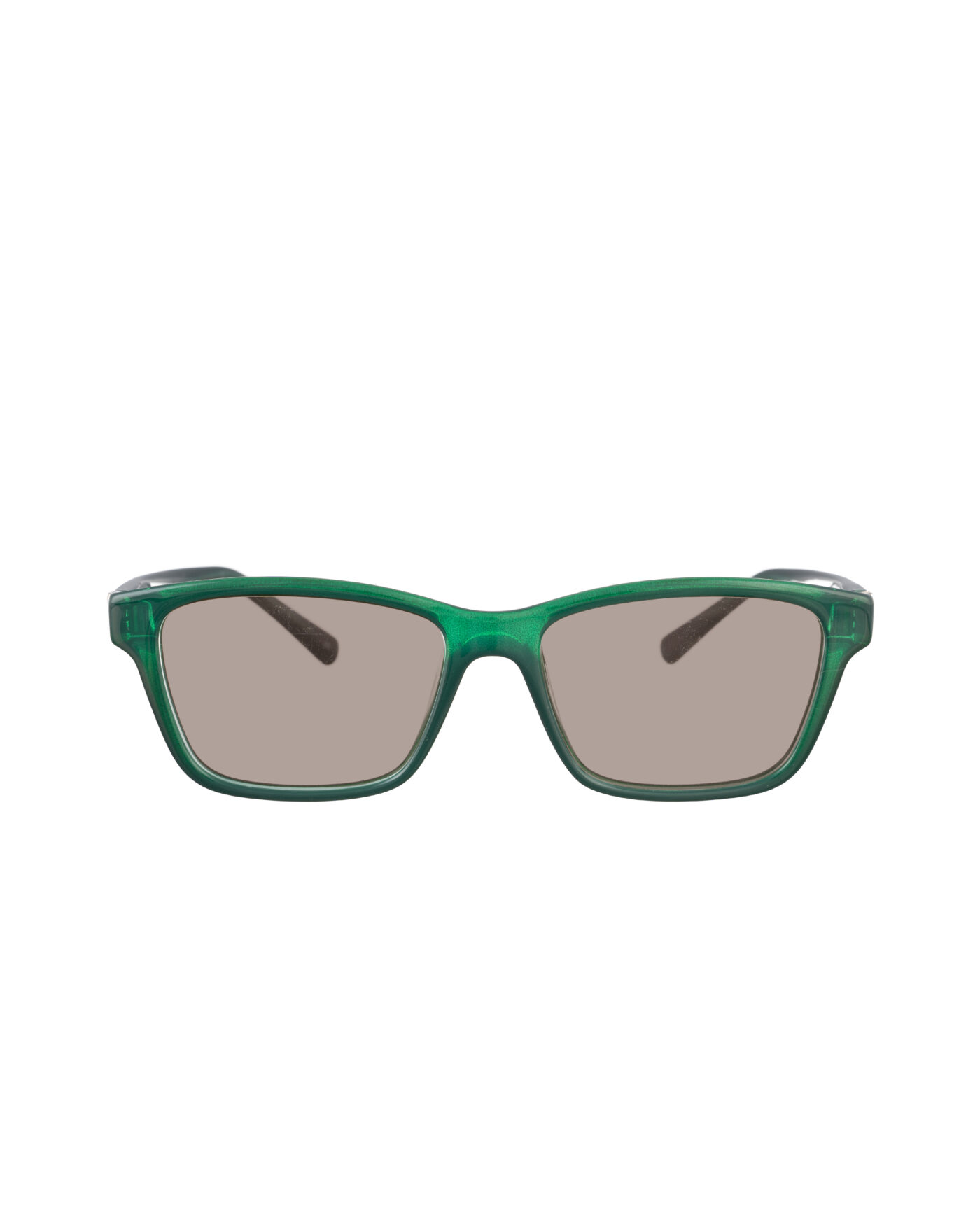 Valentino 00s Black & Green Nerd Sunglasses with Brown Lenses - Image 2