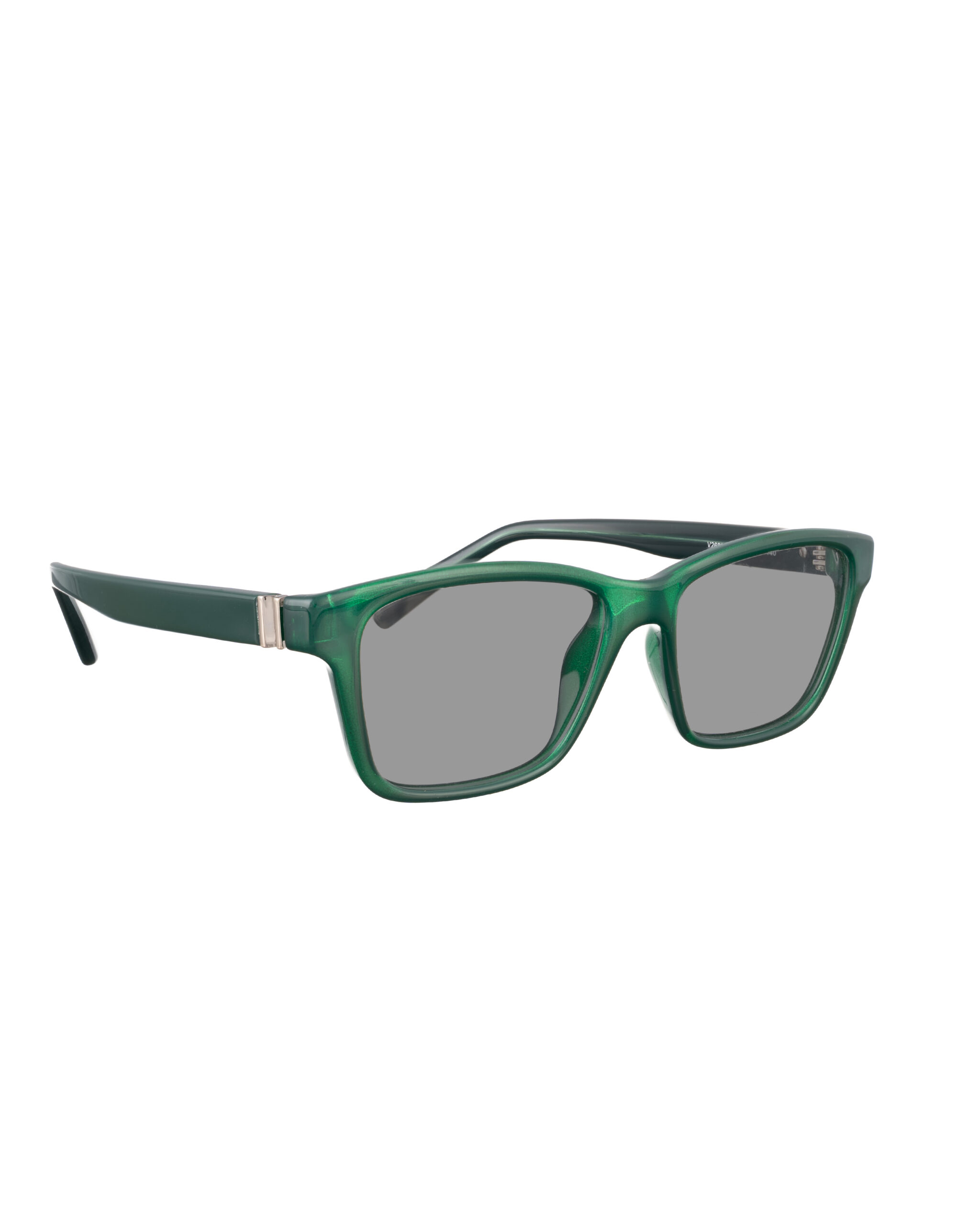 V2680 324 - 2-5 Valentino 00s Black & Green Nerd Sunglasses with Black Lenses - Image 1