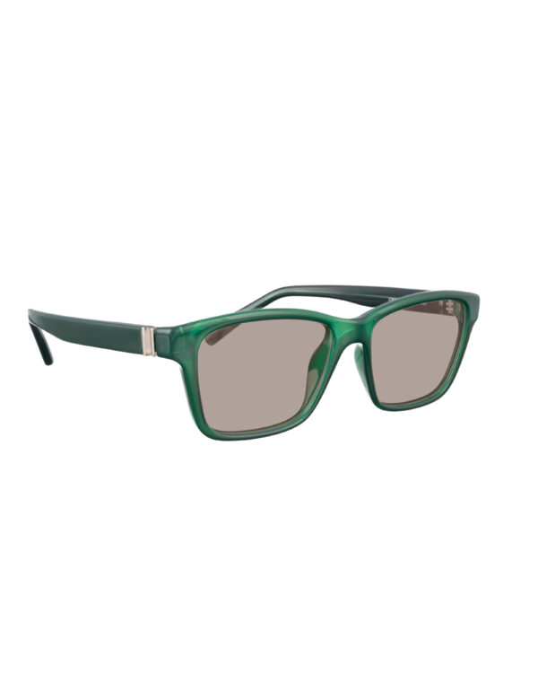 Valentino 00s Black & Green Nerd Sunglasses with Brown Lenses