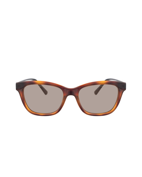 Valentino 00s Black & Havana Nerd Sunglasses with Brown Lenses - Image 3