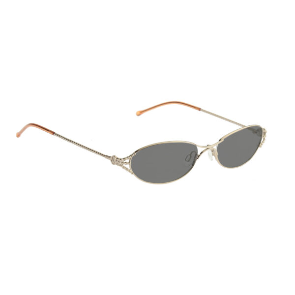 Valentino '90s Rough Frames Val 5353 Sunglasses with Black Lenses - Image 2