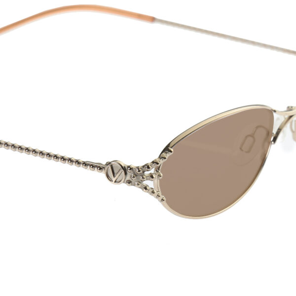 Valentino '90s Rough Frames Val 5353 Sunglasses with Brown Lenses - Image 3