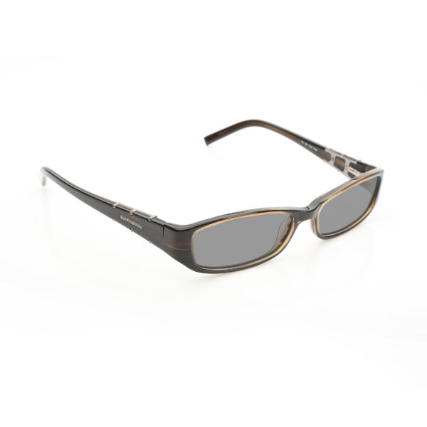 Valentino '90s Brown Crystals Plastic Sunglasses with Black Lenses
