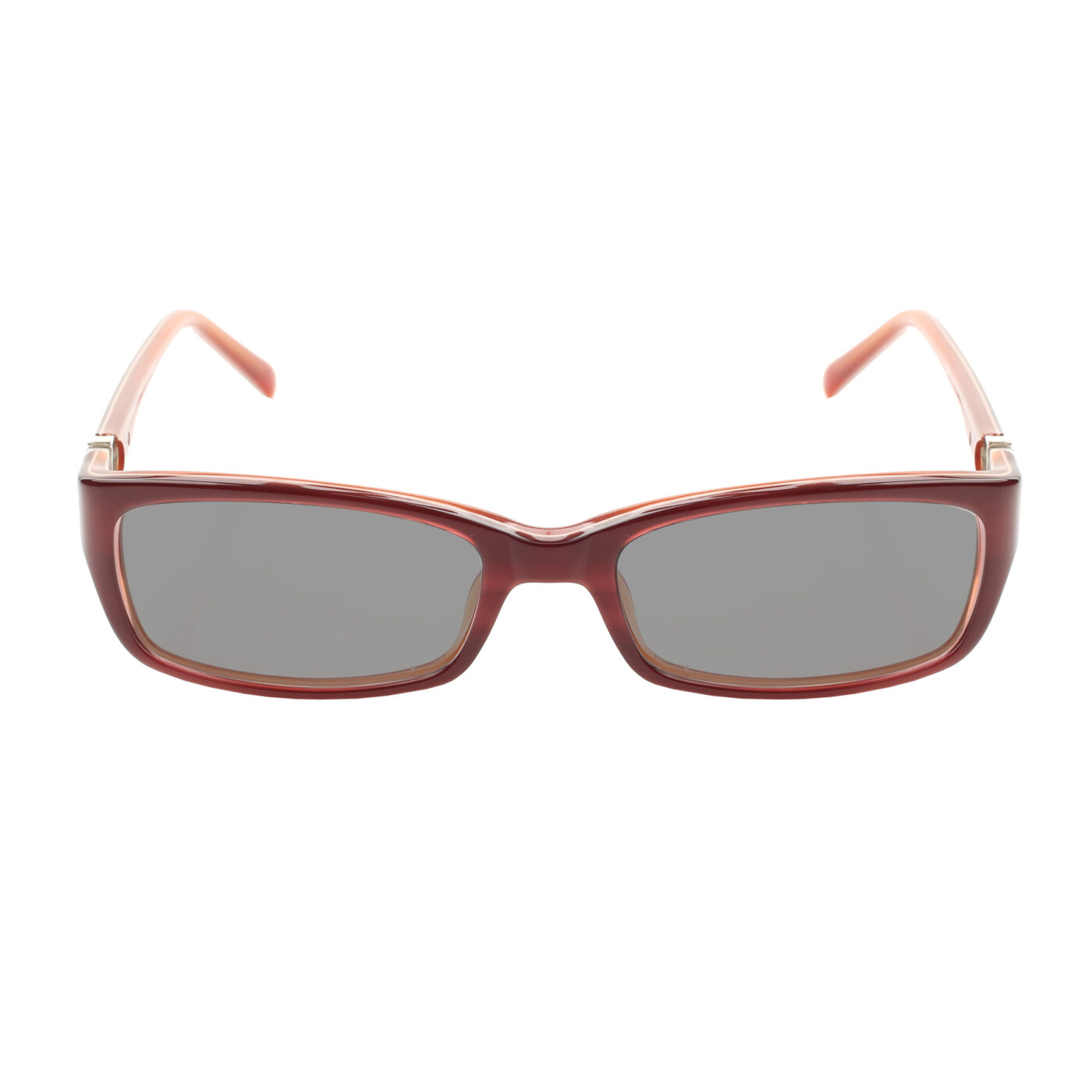 Valentino '00s Signature Red Plastic Sunglasses with Black Lenses - Image 2