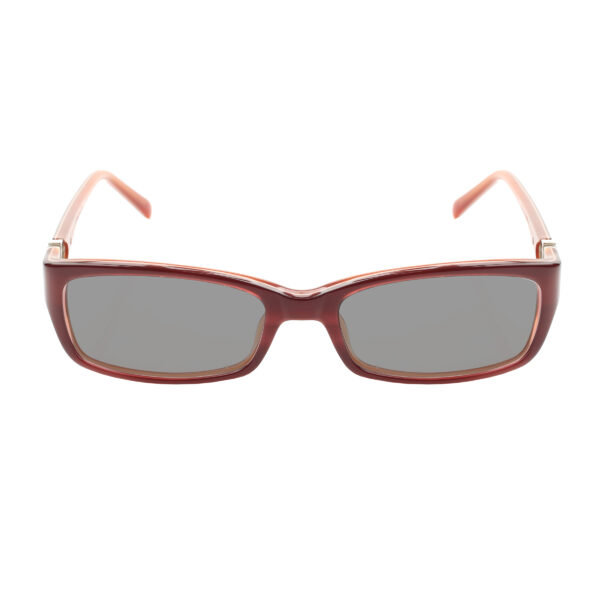 Valentino '00s Signature Red Plastic Sunglasses with Black Lenses - Image 2