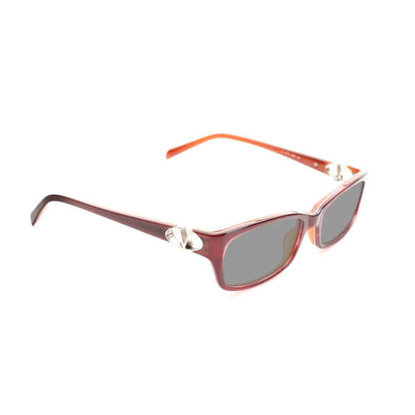 Valentino '00s Signature Red Plastic Sunglasses with Black Lenses
