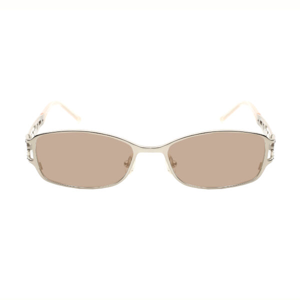 Valentino '90s Baby Pink Crystals Sunglasses with Brown Lenses - Image 2
