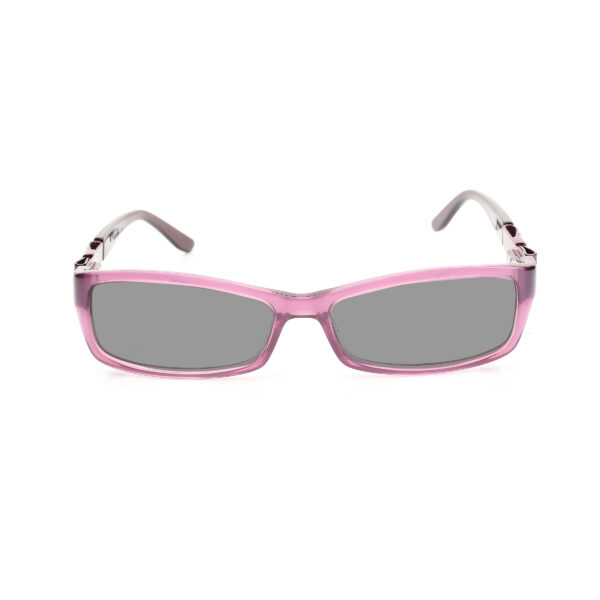 Valentino '00s Purple Bow Plastic Sunglasses with Black Lenses - Image 2