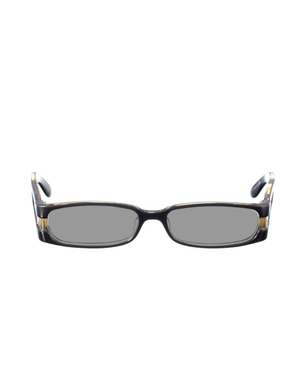 Yves Saint Laurent 00s Black Sunglasses with Transparent Elements with Black Lenses - Image 2
