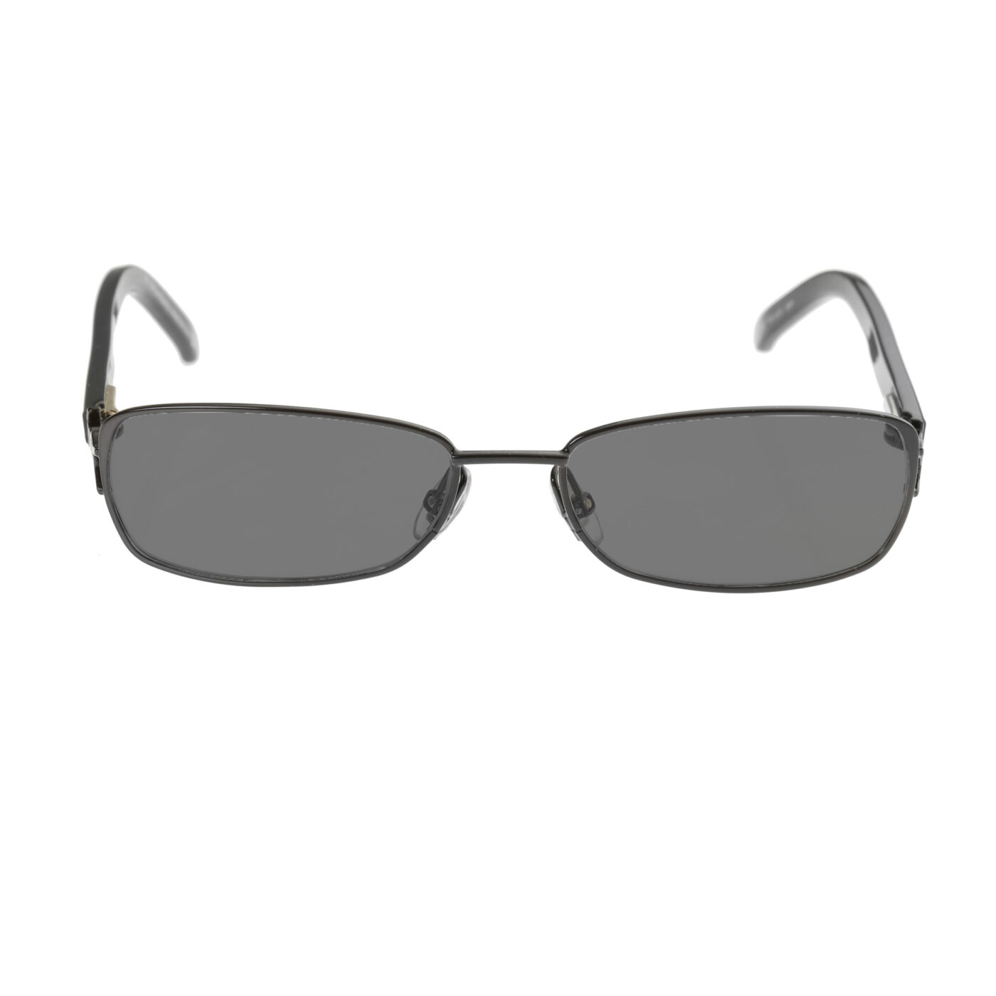 Yves Saint Laurent ’90s Havana Brown Signature Sunglasses with Black Lenses - Image 2