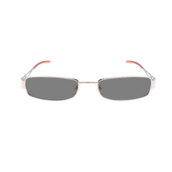 Yves Saint Laurent '90s Silver & Red Signature Sunglasses with Black Lenses - Image 2