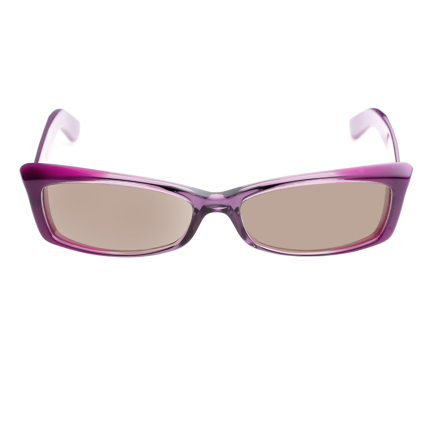 Yves Saint Laurent '00 Cat-Eye Purple Sunglasses with Brown Lenses - Image 2